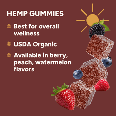 Hemp gummies best for overall wellness