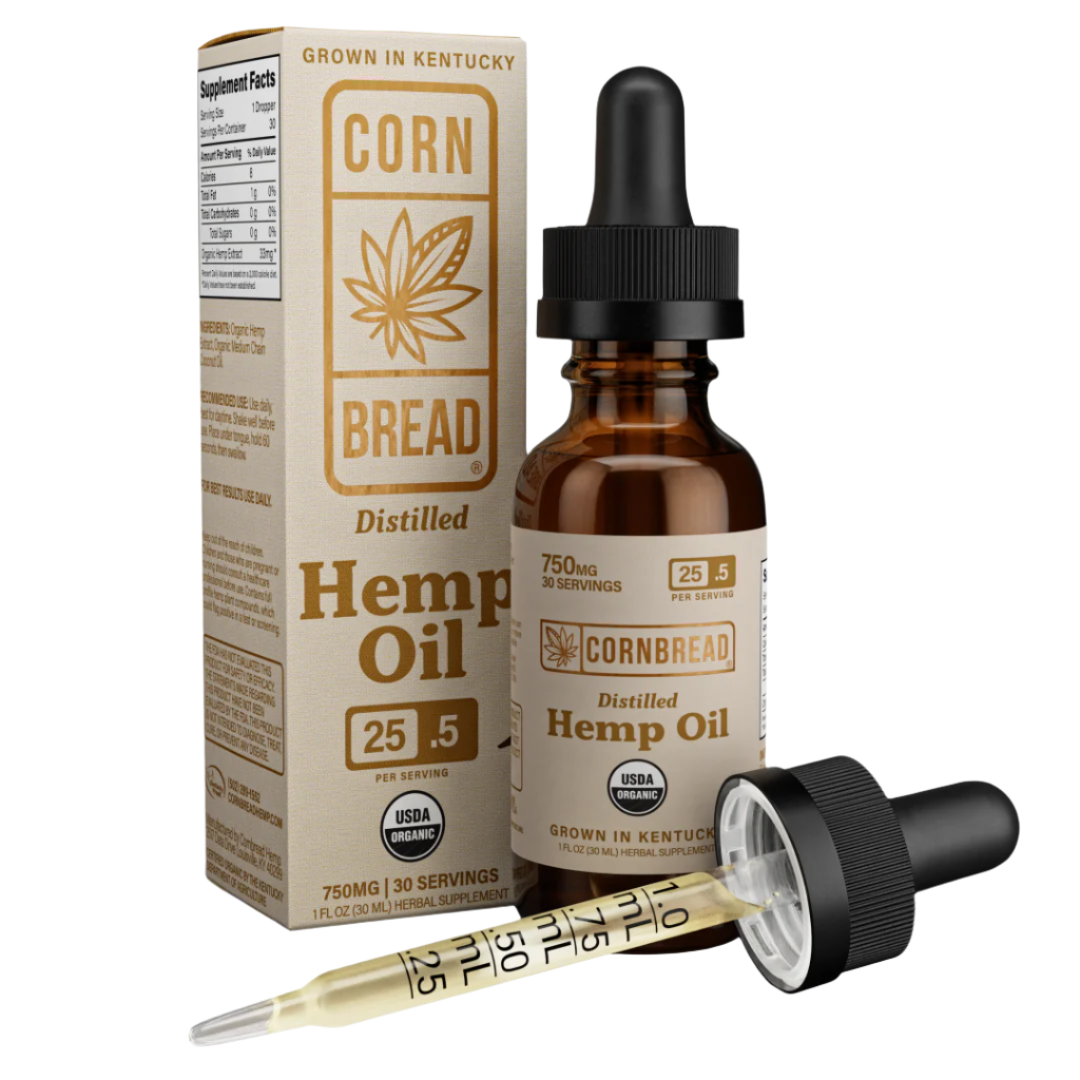 0.5oz distilled hemp oil