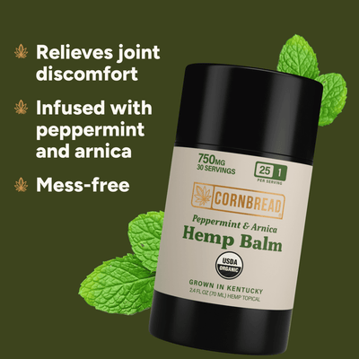 Hemp Balm relieves joint discomfort